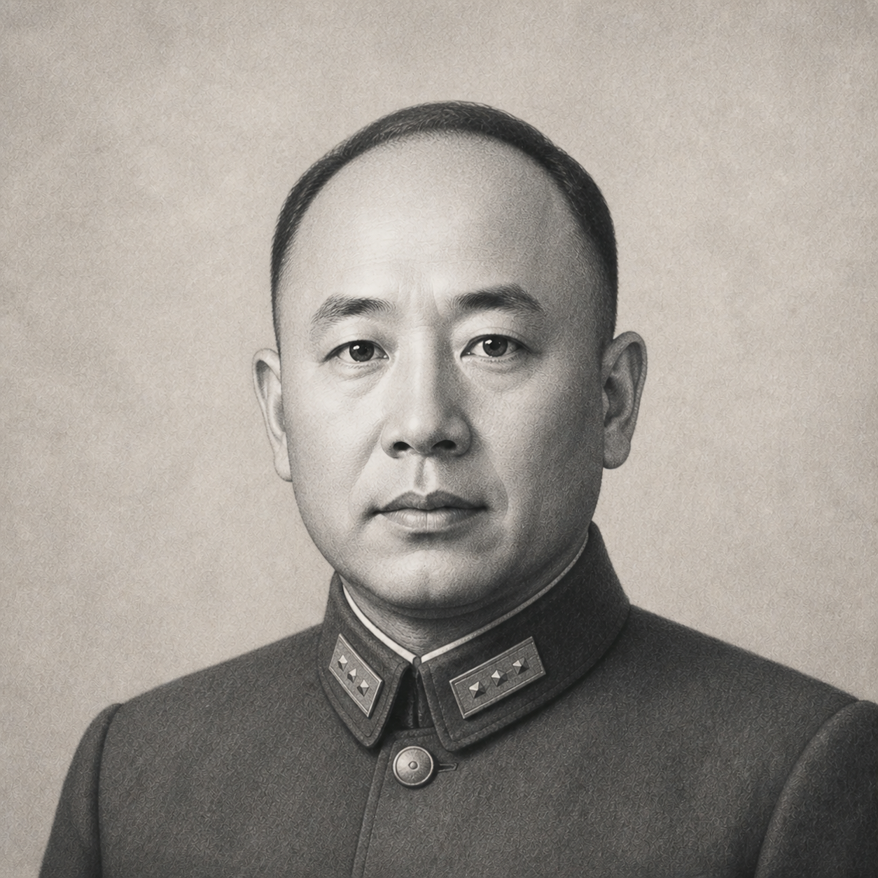 郑庭笈黑白档案风格设计肖像